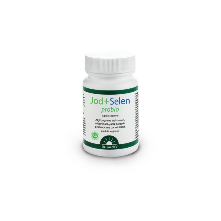 Jod Selen Probiotyk B12 90 kaps. Dr Jacob's