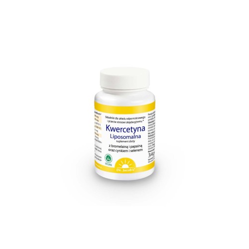 Kwercetyna Liposomalna Fosfolipidy Krzem Selen 60 kaps. Dr Jacobs