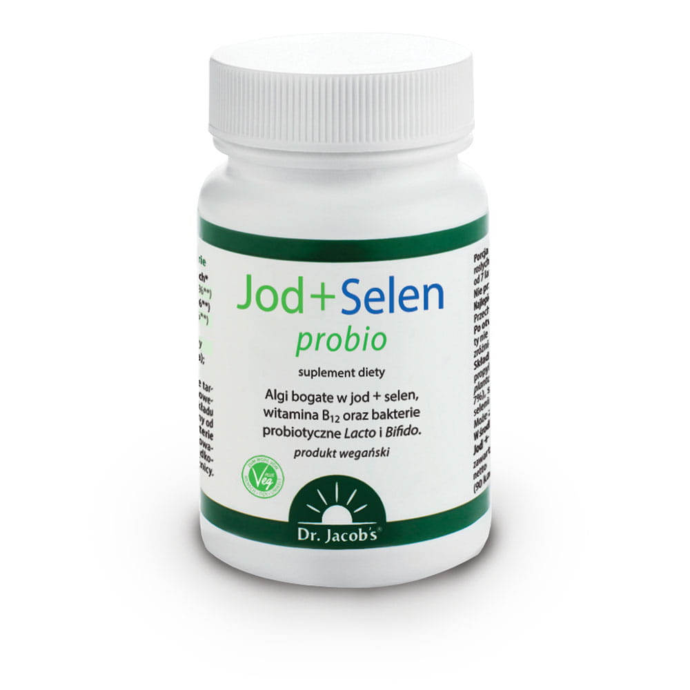 Jod Selen Probiotyk B12 90 kaps. Dr Jacob's